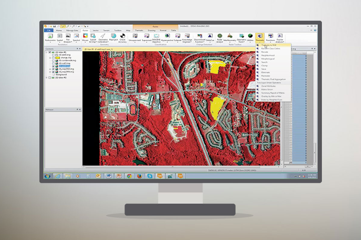 Erdas Imagine software