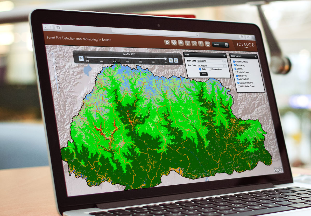 Bhutan forest fire dection and monitoring system