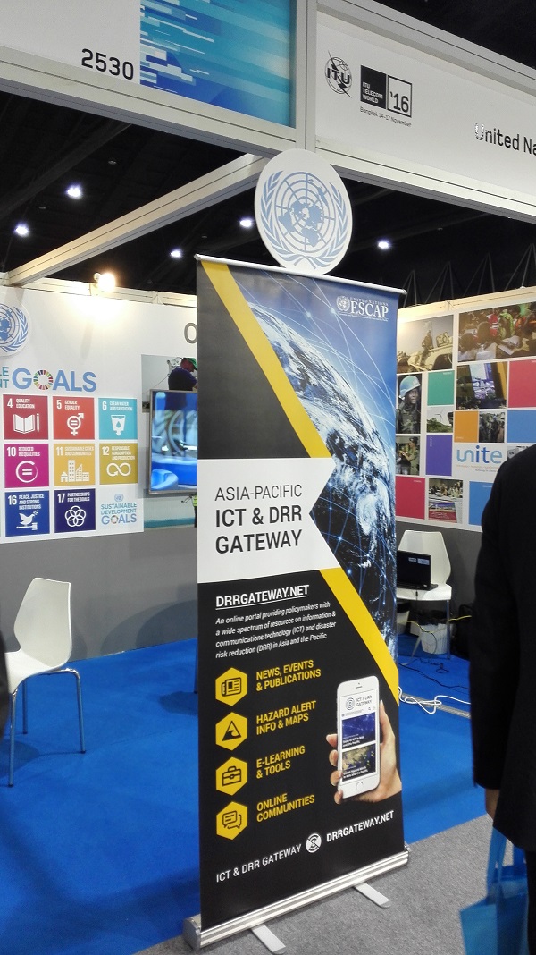 ICT & DRR Gateway at the ITU Telecom World 2016