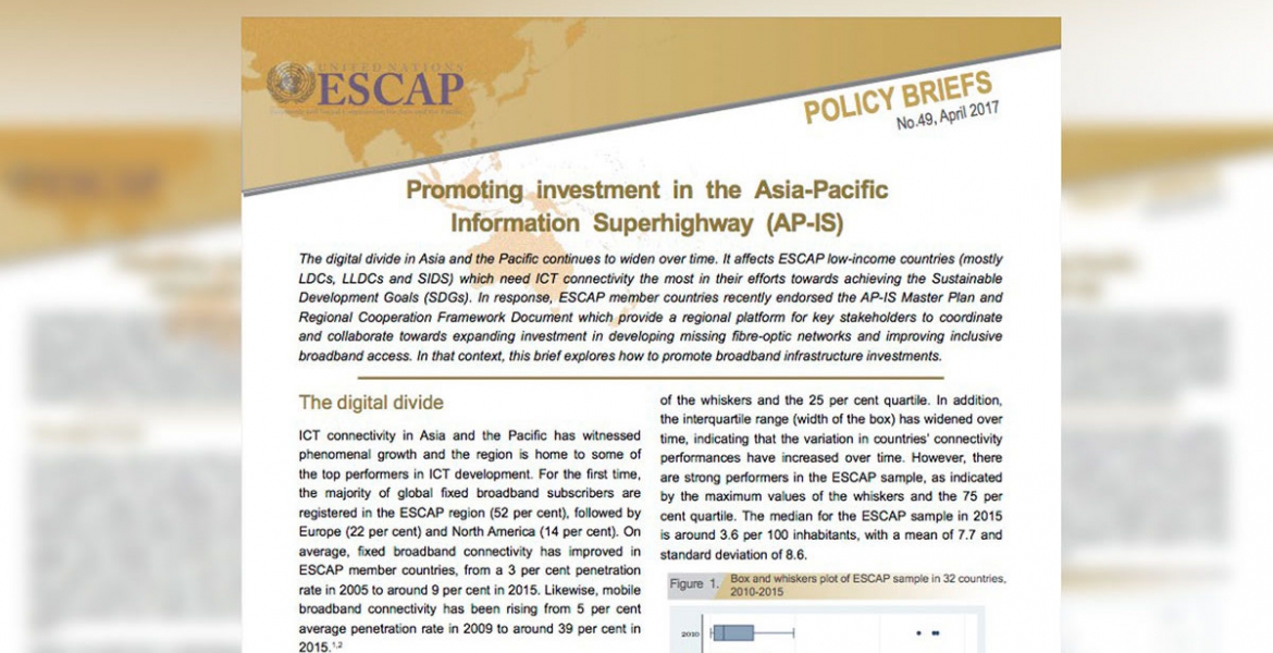 Promoting broadband infrastructure